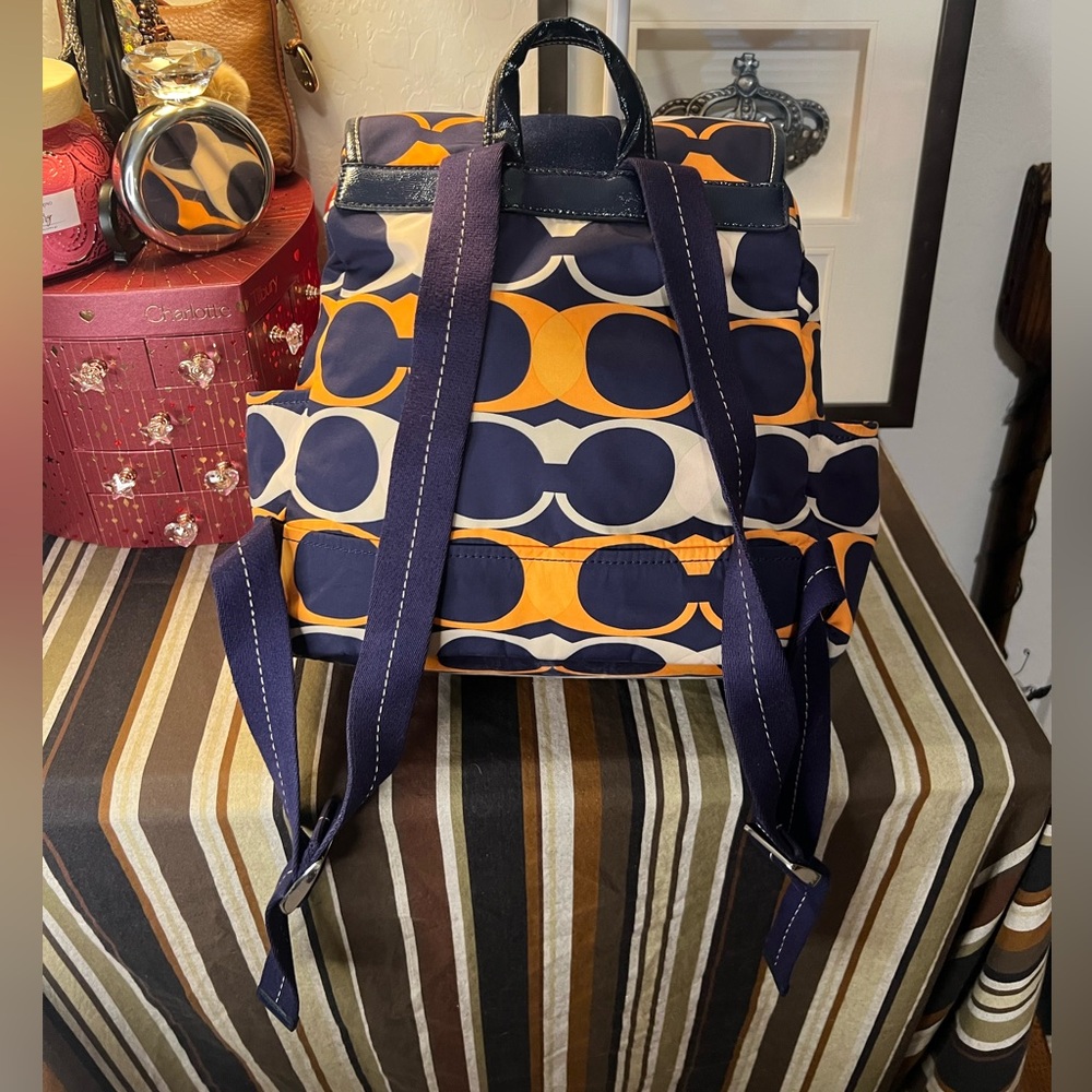 Coach 2013 Mini Nylon backpack Creed E1380-F23909 - Picture 9 of 16